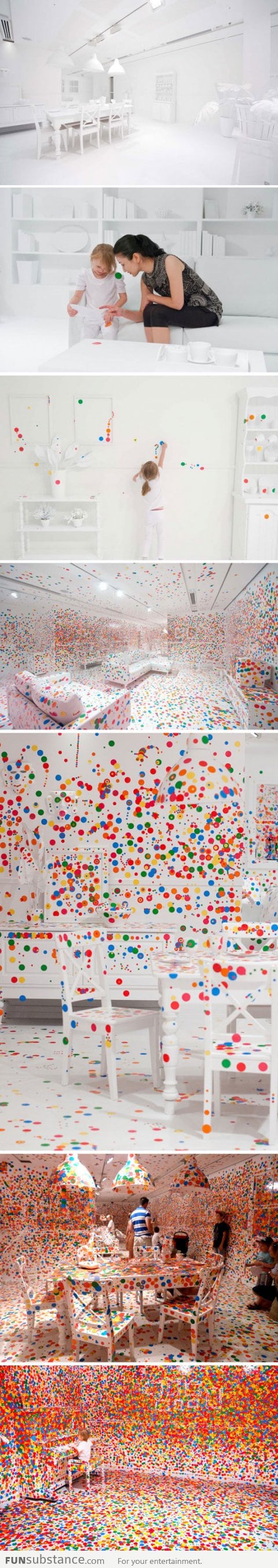 What happens when you give kids thousands of stickers