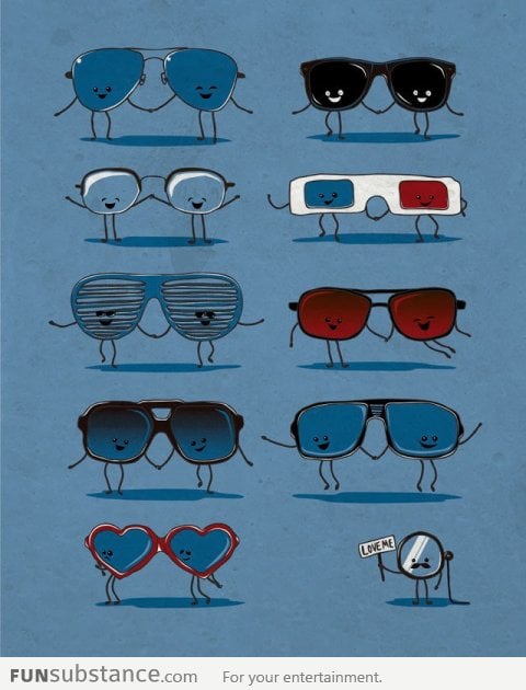 Forever alone glasses