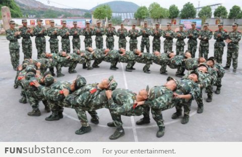 Taking a nap, lvl: Chinese Army