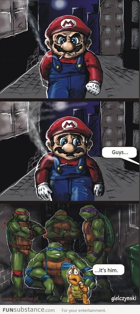 Bad Ass Mario has some explaining to do