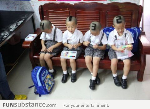 How they distinguish quadruplets in China