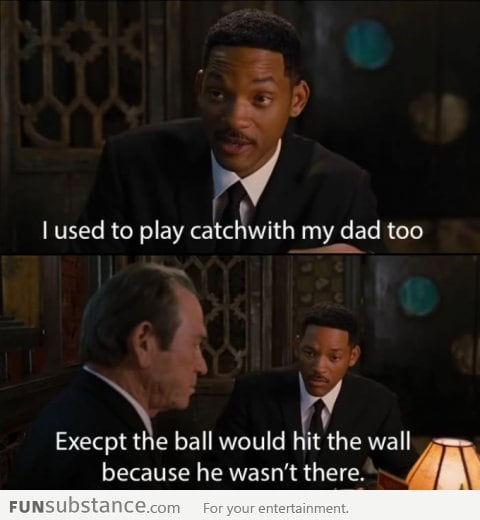 I played games with my dad too