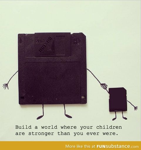 Floppy disk feels.