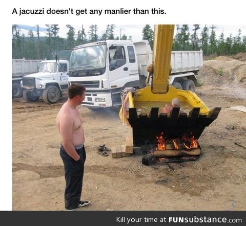 Manliest jacuzzi