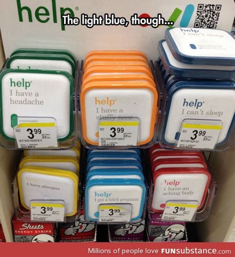 I'd choose the light blue…