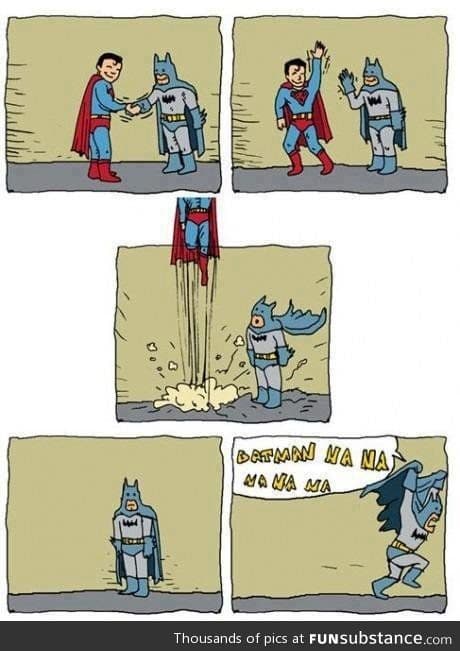 Aww...poor Batman.