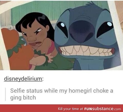 Stitch selfie