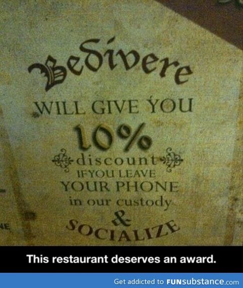 This restaurant deserves an award