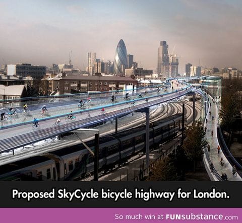Bicycle highway for London