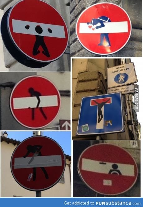 Street signs around my city