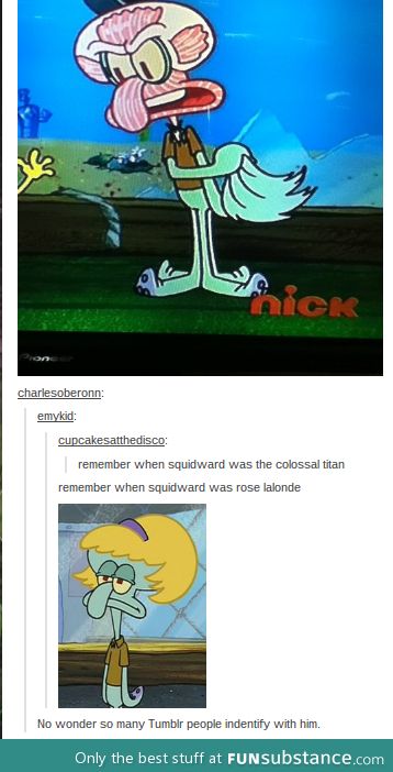 Tumblr Always Related to Squidward Somehow