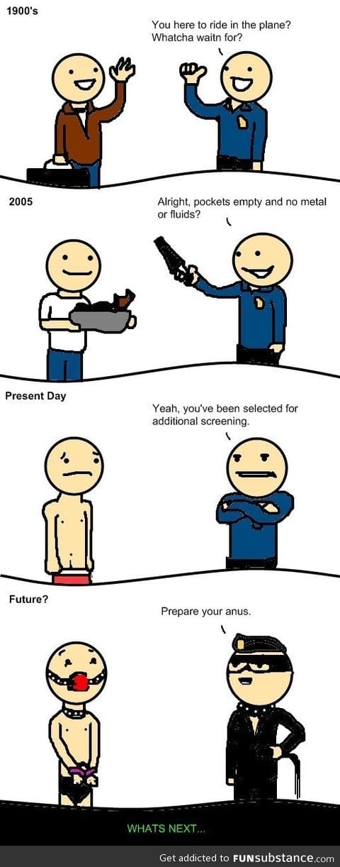 Airport security over the years
