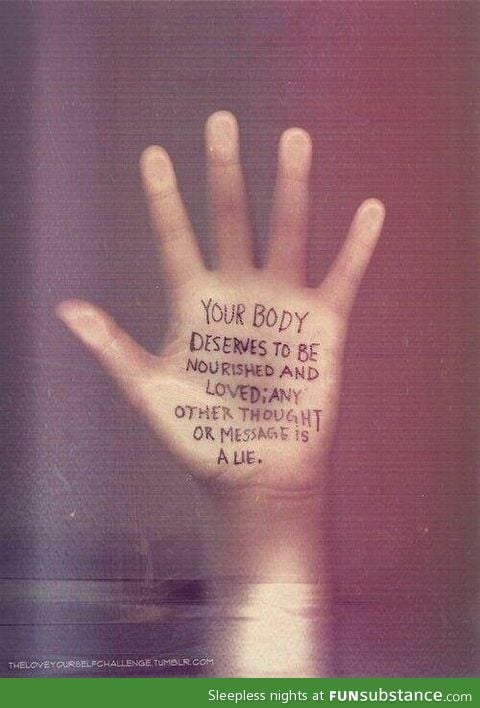Your Body Deserves To Be Nourished And Loved...