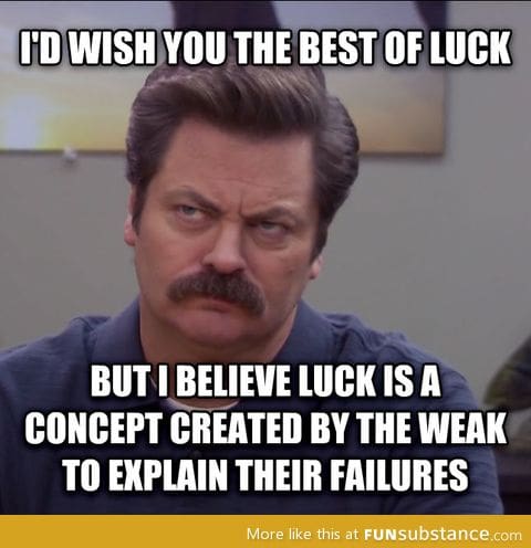 It's wild how often I agree with Mr. Swanson