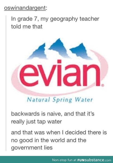 Truth about Evian