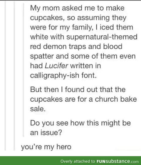 Supernatural Cupcakes