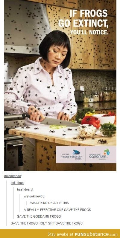 Save the frogs