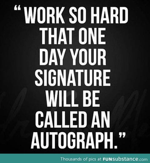 Make your signature and autograph
