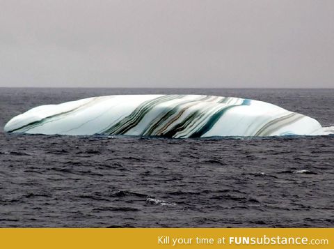 Multicolored iceberg