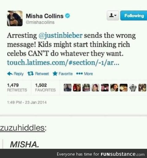 misha speaks truth