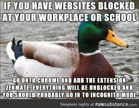 For all of you that have blocked websites