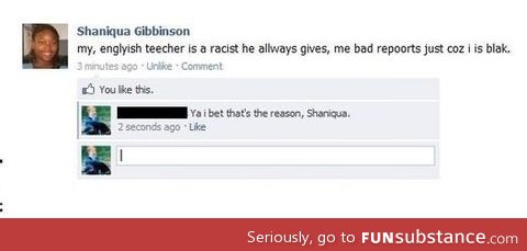 Damn racist "teechers"