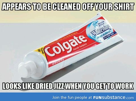 Scumbag toothpaste