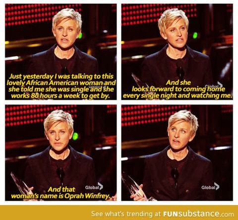Ellen DeGeneres at People's Choice Awards