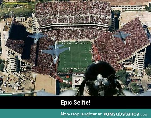 Epic selfie