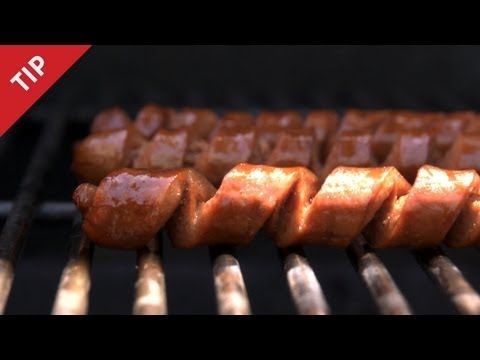 Spiral-Cut Hotdogs