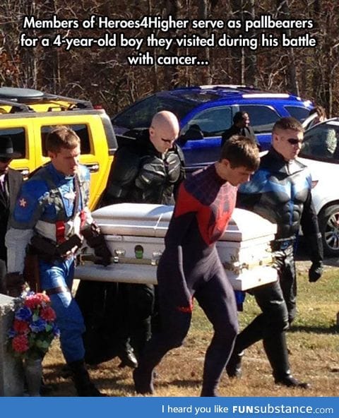 Sometimes, superheroes are real