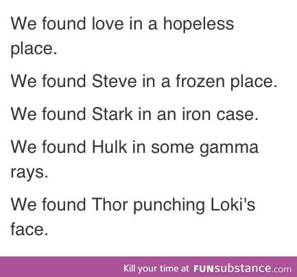 We Found Love: The Avengers