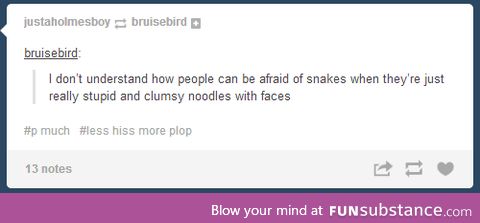 Why are people afraid of snakes?