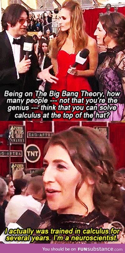 Awkward question for Mayim Bialik