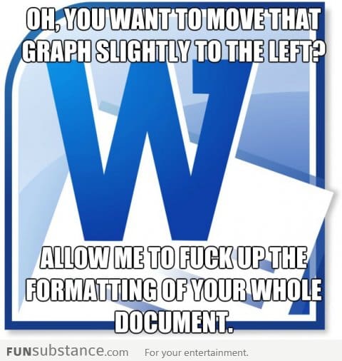 Scumbag Microsoft Word