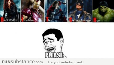 The Avengers: b.i.t.c.h. please