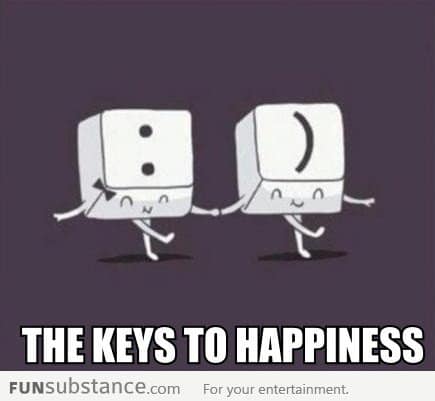 The Keys To Happiness :)