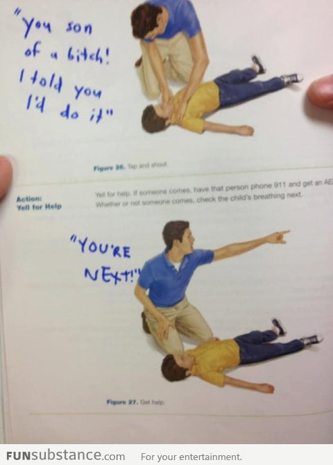 Messing around with my medical textbook