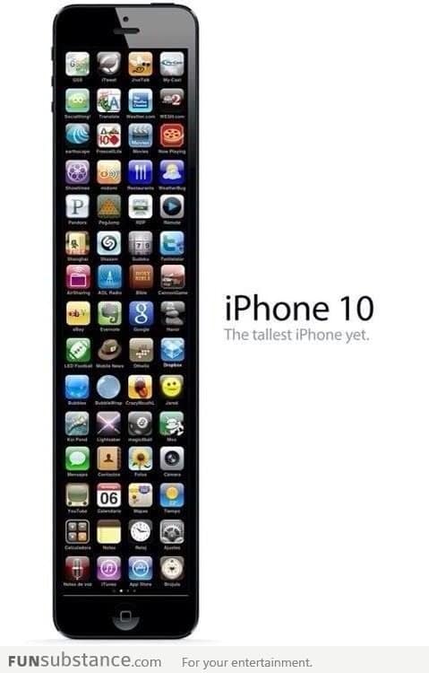 iPhone 10 - The tallest iPhone yet