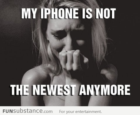 Apple 1st world problems