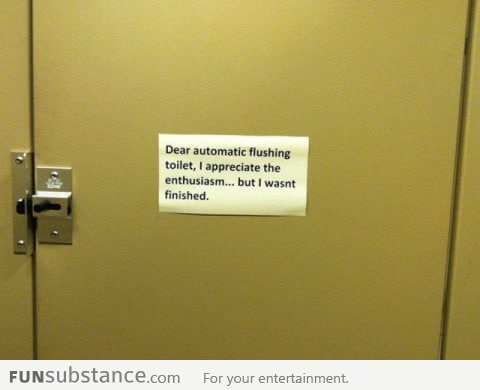 Dear automatic flush