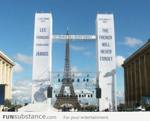 The French will never forget 911