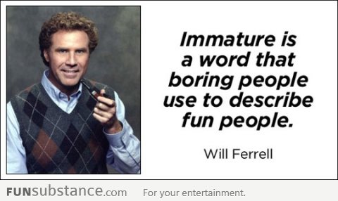 The word 'immature'