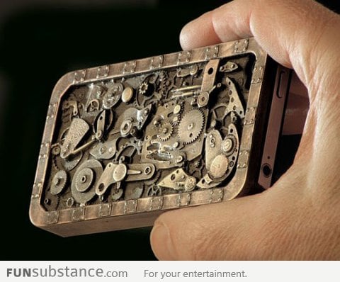 Steampunk iPhone Case