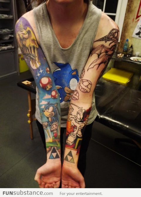 Awesome Sonic Tattoos