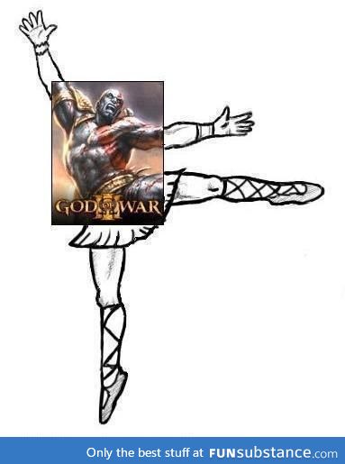 Kratos does ballet!