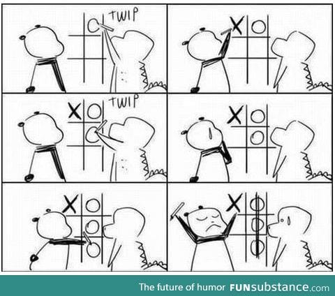 How to always win Tic-tac-toe