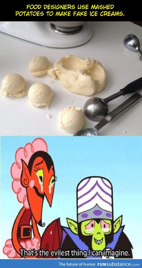 Potato ice creams