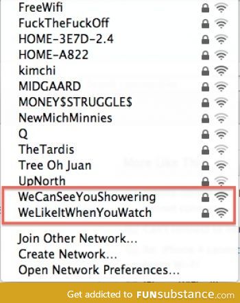 So my neighbors have been communicating