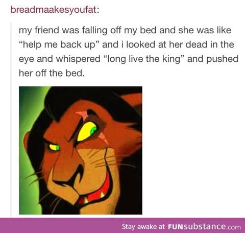 Scar as a human